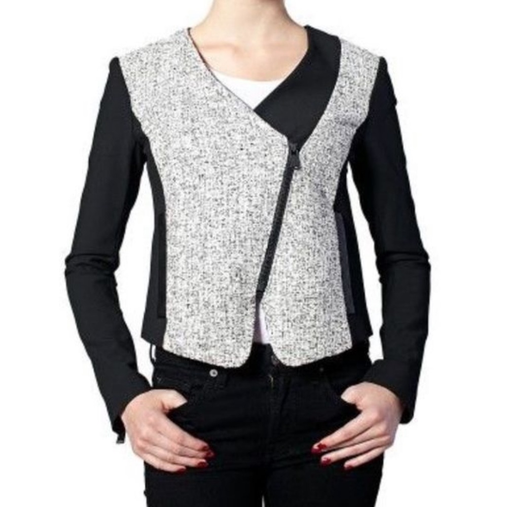 Tibi Tweet Moto Jacket/Blazer